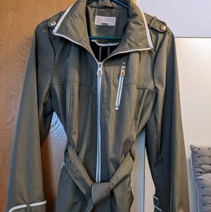 Michael Kors Gorgeous Olive 💚 Green  Rain /Trench Coat